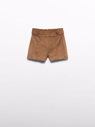 Abel & Lula 5741 Faux suede shorts 005 Toffee