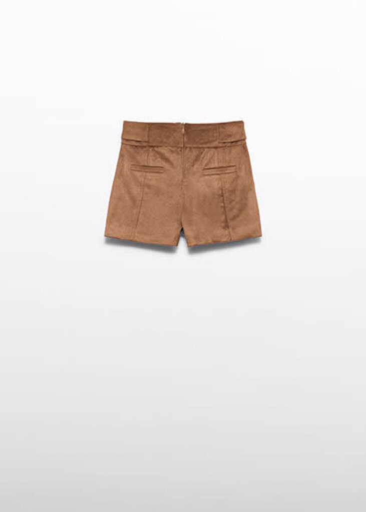 Abel & Lula 5741 Faux suede shorts 005 Toffee