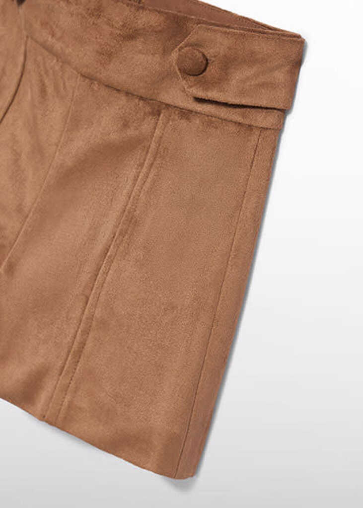 Abel & Lula 5741 Faux suede shorts 005 Toffee