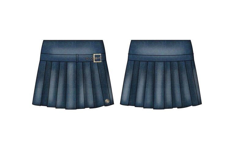 Guess J6YD12 D1174 Denim mini skirt Rinse wash