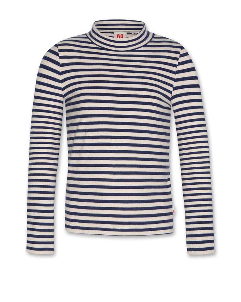 Ao76 226-1090-170 cora t-shirt stripe 000760 indigo