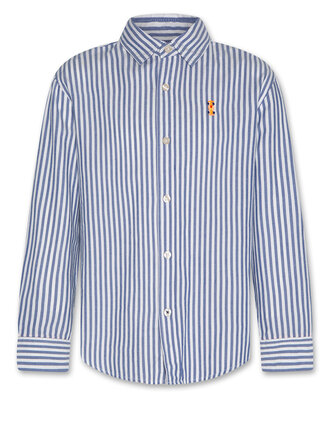 Ao76 226-2315-590c shirt alan stripes OL 000100 white