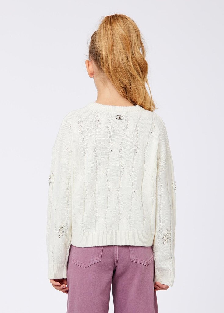 Liu Jo GF6068 MA22S Maglia 10602 sn white
