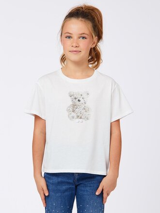 Liu Jo GF6079 JS923 T-shirt S9154 sn white/bear