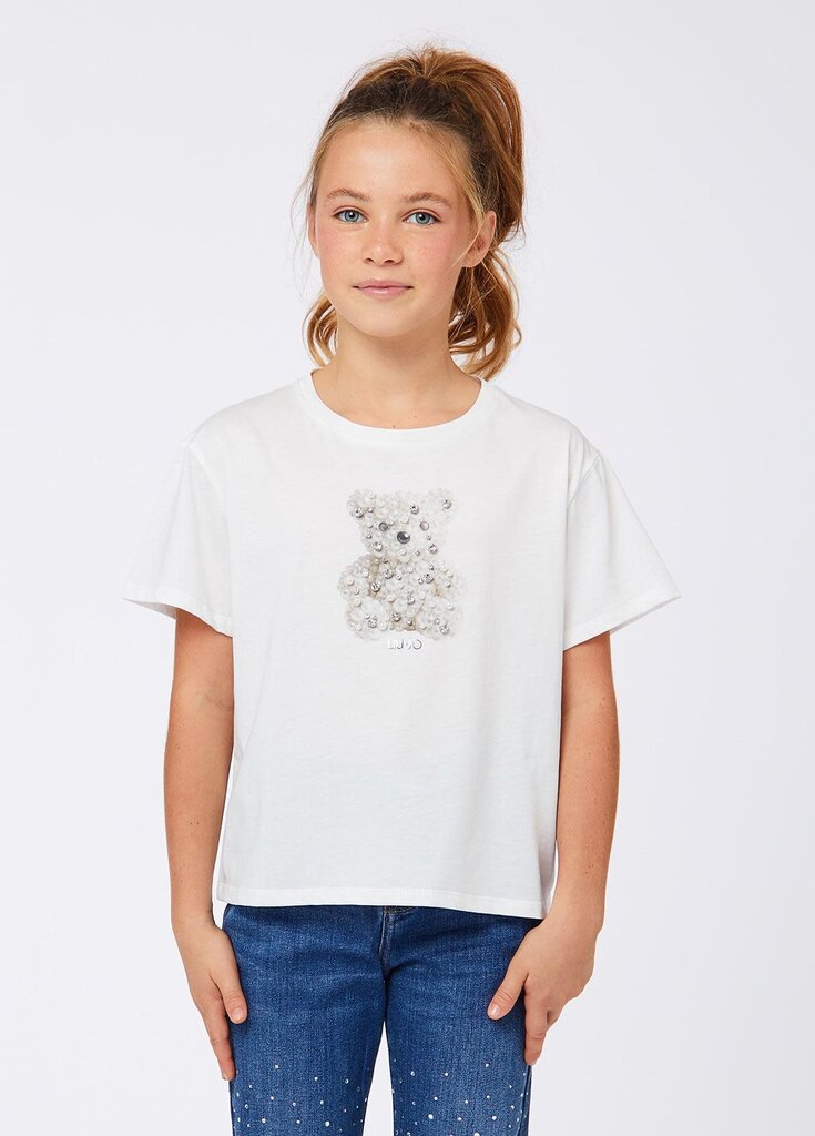 Liu Jo GF6079 JS923 T-shirt S9154 sn white/bear