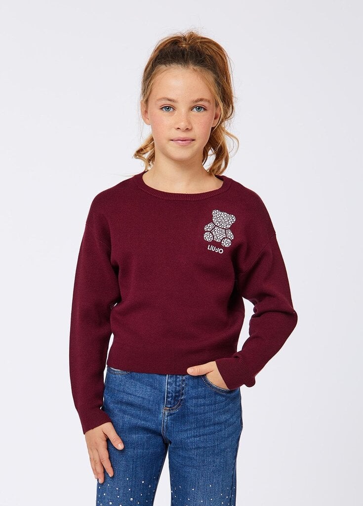 Liu Jo GF6158 MS49I Maglia chiusa X0189 ruby red
