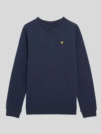 Lyle & Scott MLB2000VB Brush back crew neck Z271 dark navy