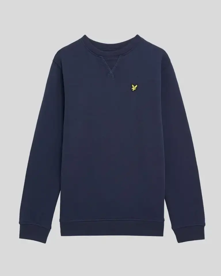Lyle & Scott MLB2000VB Brush back crew neck Z271 dark navy