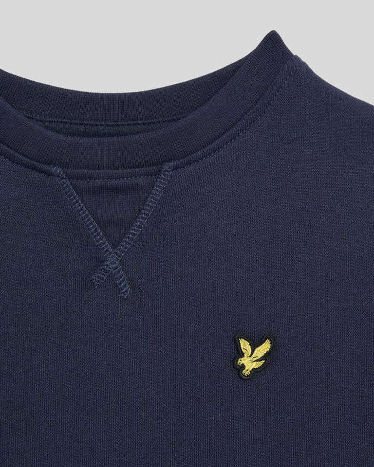 Lyle & Scott MLB2000VB Brush back crew neck Z271 dark navy