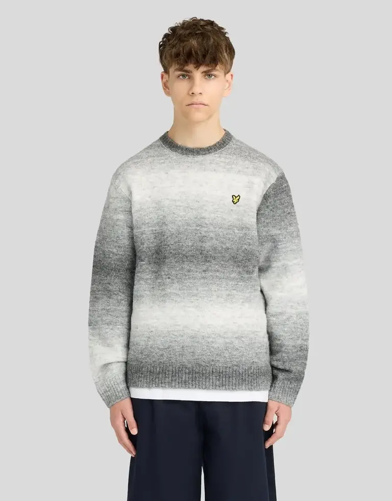 Lyle & Scott KNB2503V Crew neck jumper W129 grey