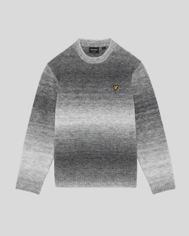 Lyle & Scott KNB2503V Crew neck jumper W129 grey