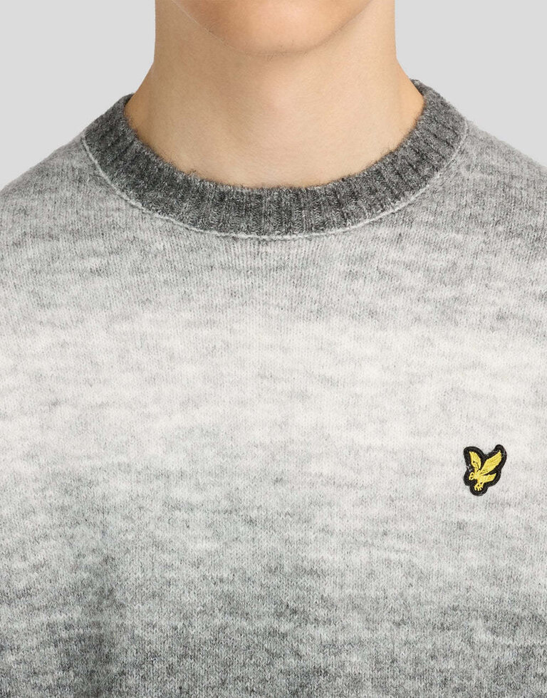 Lyle & Scott KNB2503V Crew neck jumper W129 grey