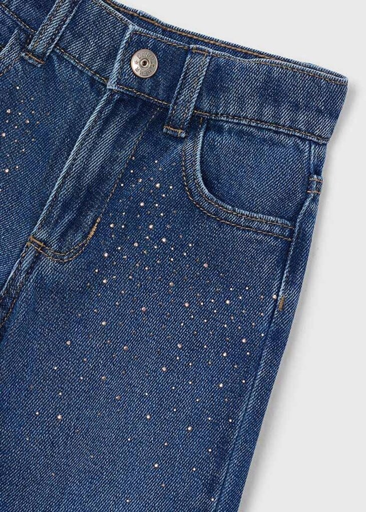 Mayoral 4520 Printed long denim pants 035 medium