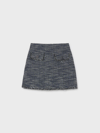 Mayoral 7935 Tweed-knit skort 059 night