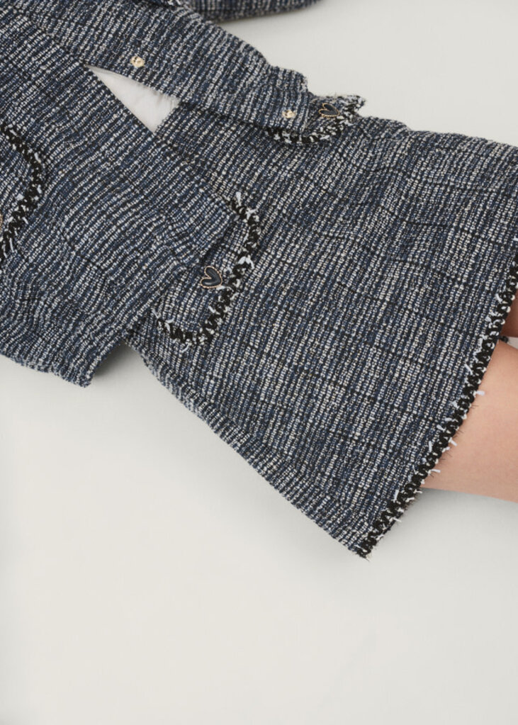 Mayoral 7935 Tweed-knit skort 059 night