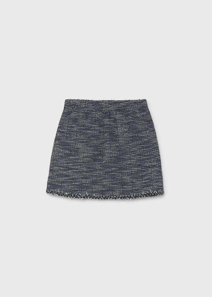 Mayoral 7935 Tweed-knit skort 059 night
