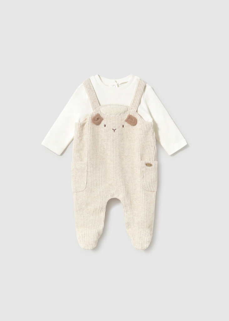 Mayoral 2660 Cord rompers 065 milk