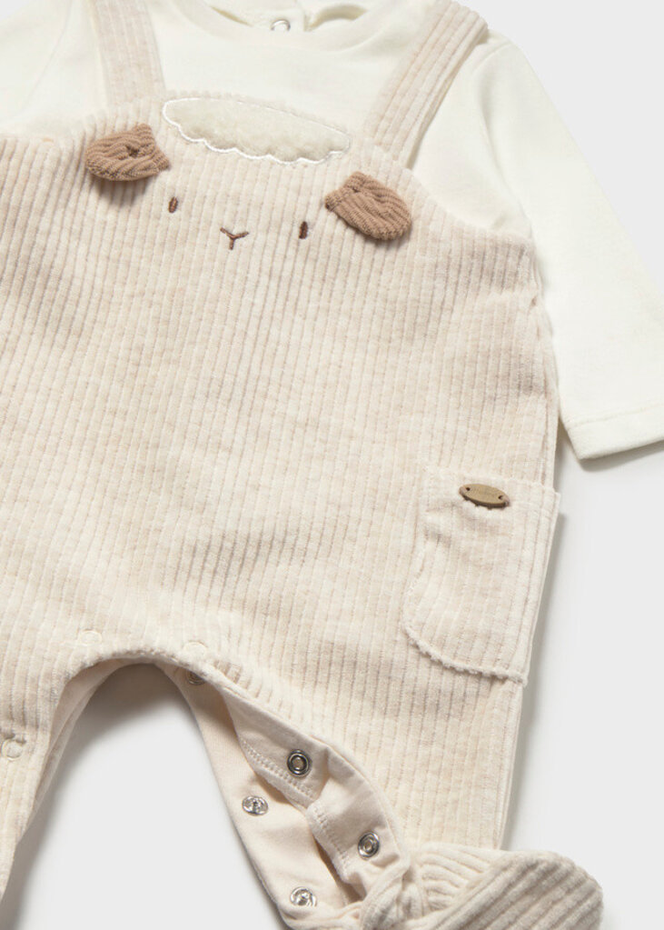 Mayoral 2660 Cord rompers 065 milk