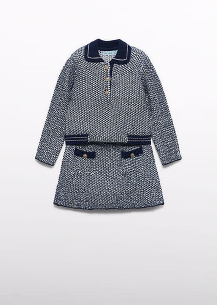 Abel & Lula 5596 Tricot skirt 006 Blue