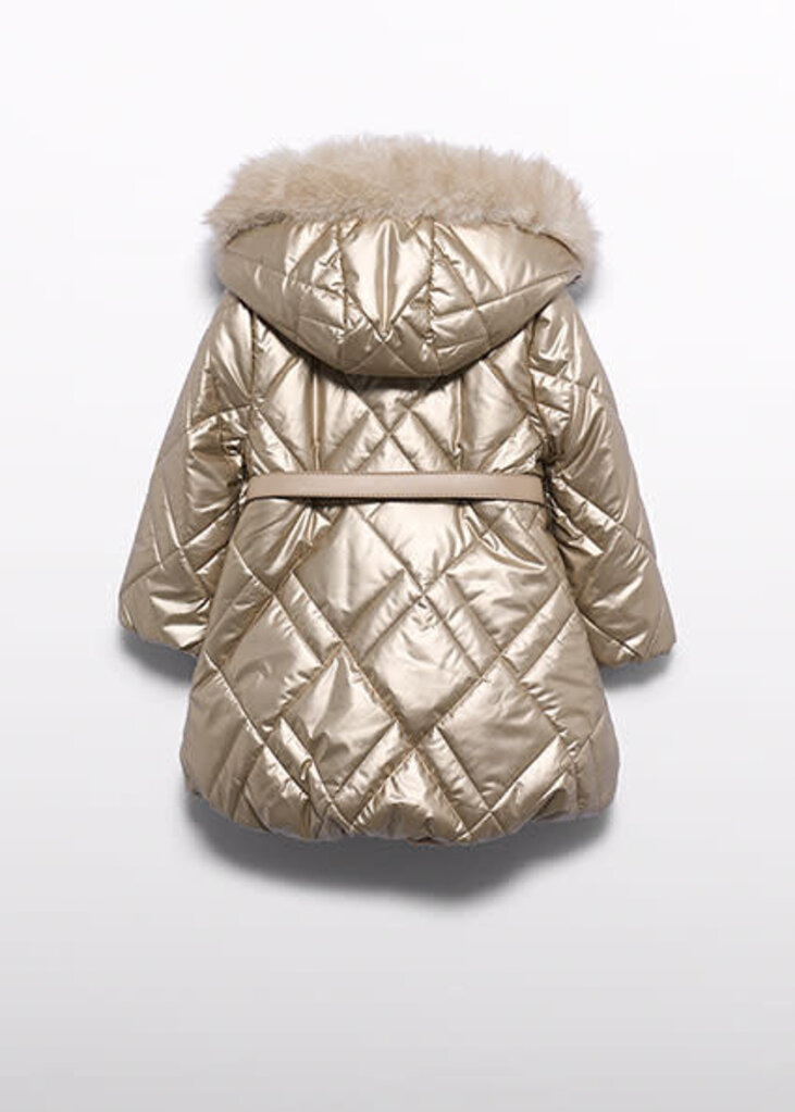 Abel & Lula 5814 Belted puffer jacket 080 Golden