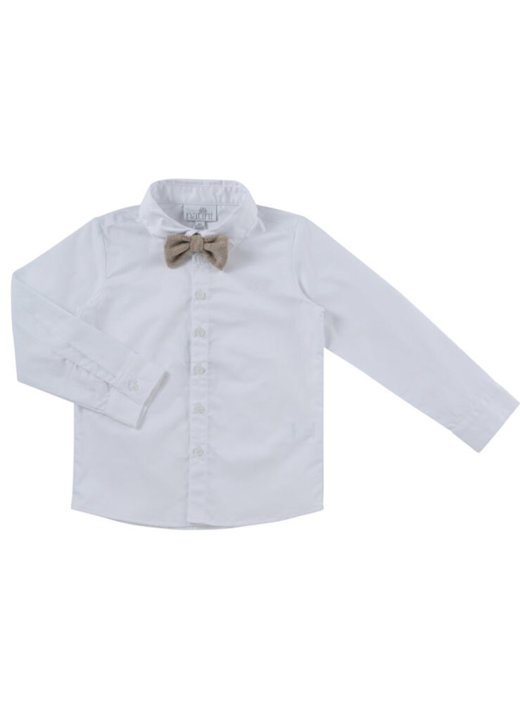 Natini 1221-14595-0005 Shirt Cas bow Offwhite