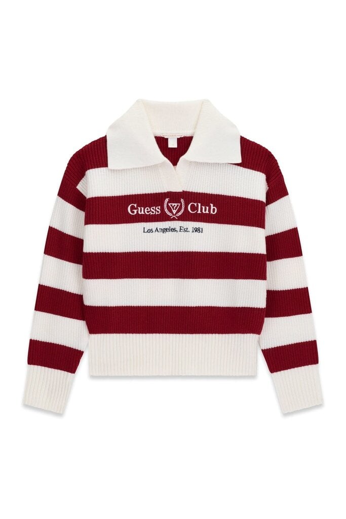 Guess J6BR14 Z1348 Ls Sweater jaquard stripes
