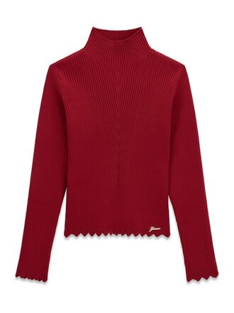 Guess J6BR29 Z1931 Ls Midi sweater chili red