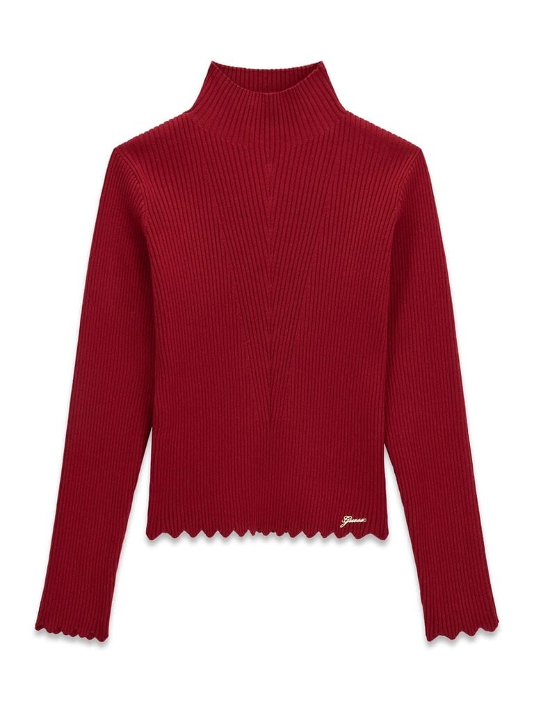 Guess J6BR29 Z1931 Ls Midi sweater chili red