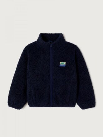 American Vintage KHOK16CH26 Veste courte ample ml zippee navy