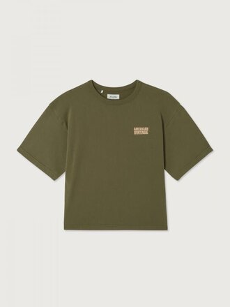 American Vintage KYKO02BGH26 T-shirt ample col rond origan