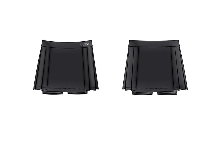 Guess J6YD01 K3936 Mini skirt Jet black