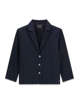 Guess J6BN03 W4083 Relaxed blazer pinstripe lurex