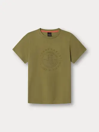 Hackett HK5000064 Tee HS Emboss 741 MILITAR