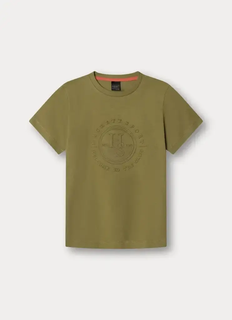 Hackett HK5000064 Tee HS Emboss 741 MILITAR