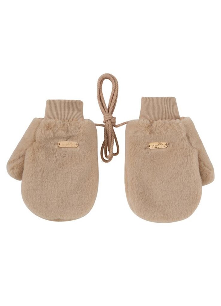 Natini 2941-14454-0006 Mittens Fur Dotty Beige
