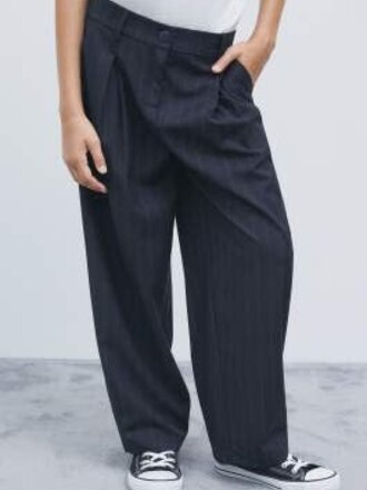7P0036/C0232 J360 Pantalon gessato blue