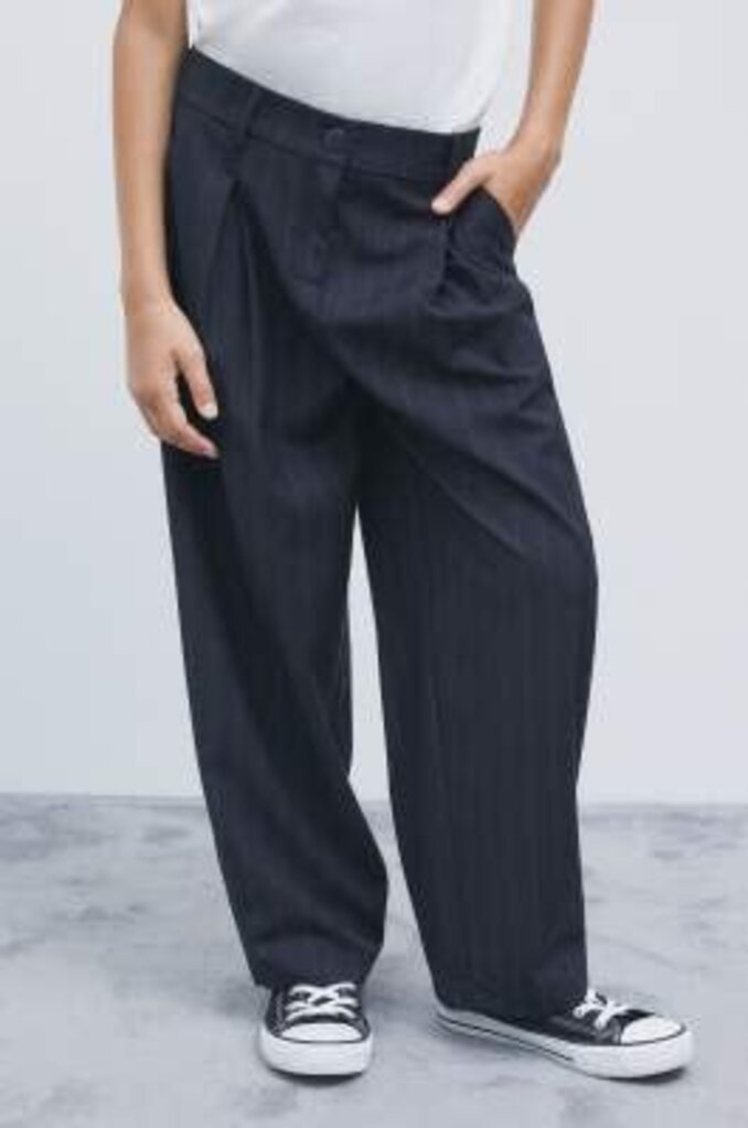 7P0036/C0232 J360 Pantalon gessato blue