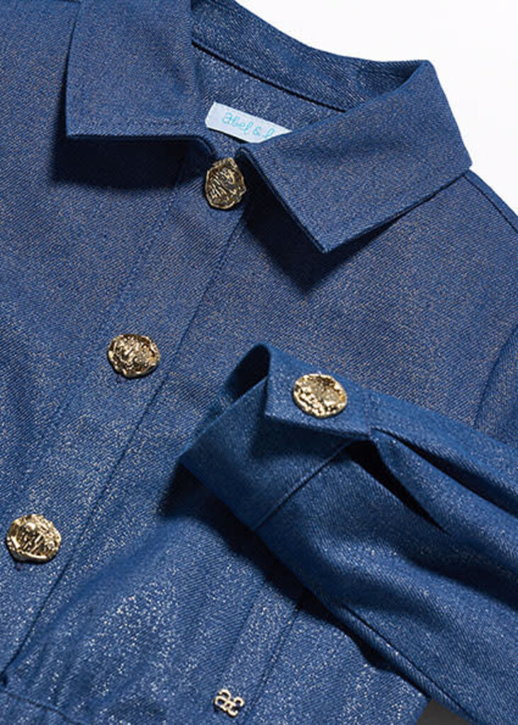 Abel & Lula Shiny denim jacket 006 Blue