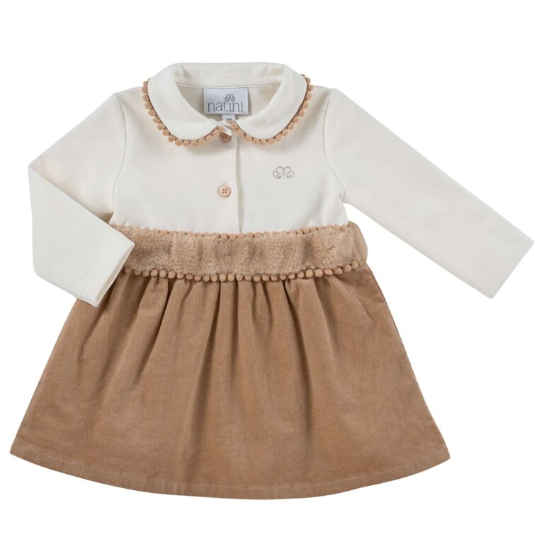 Natini 2710-14462-0506 Dress Dotty Offwhite-Beige