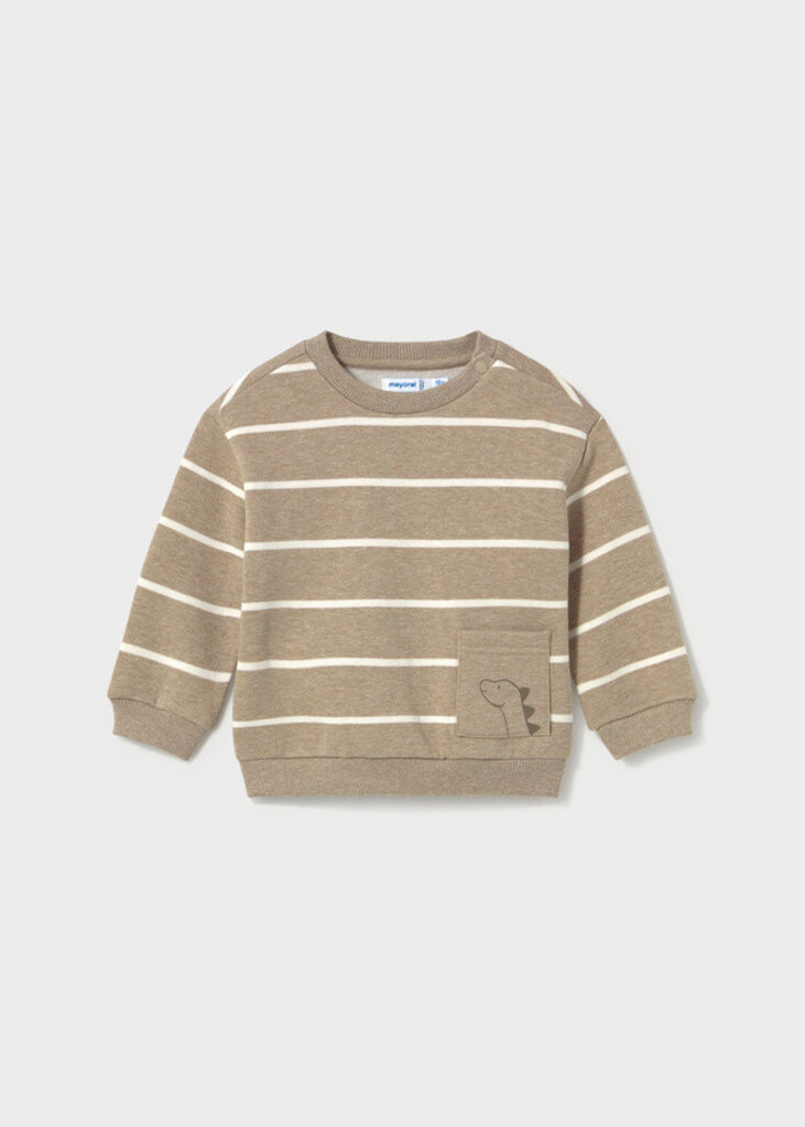 Mayoral 2416 Patterned pullover 097 H. Truffle