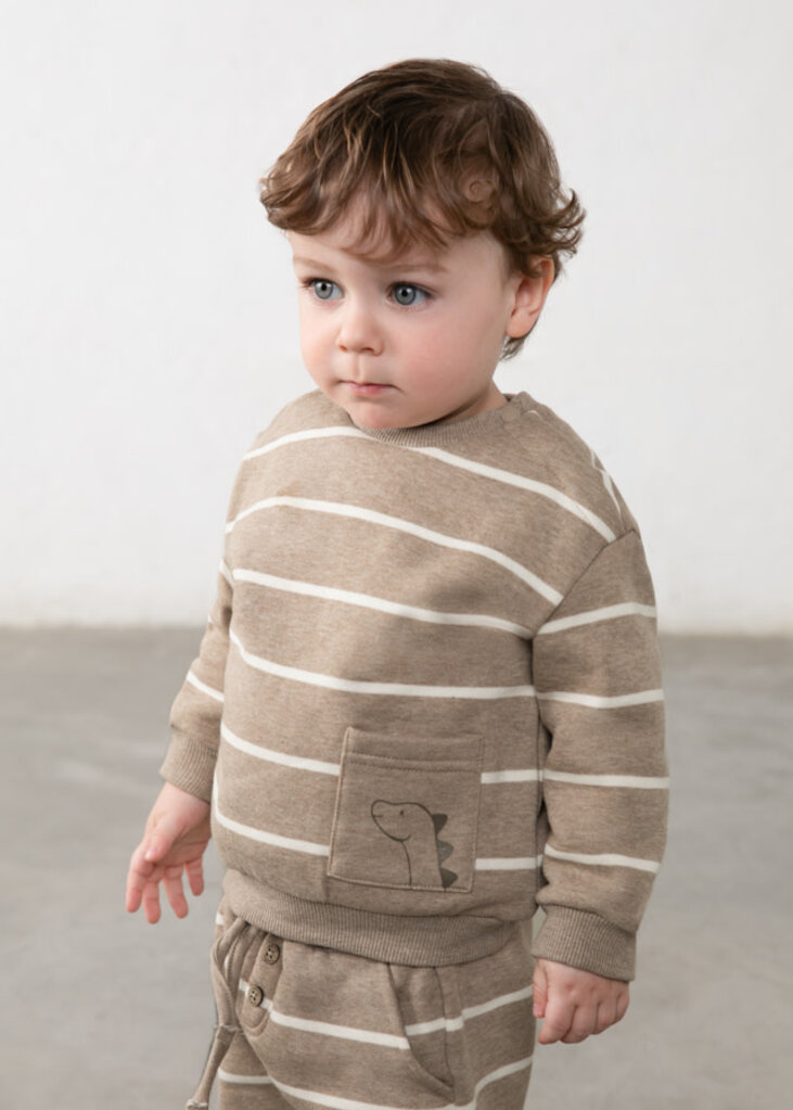 Mayoral 2416 Patterned pullover 097 H. Truffle