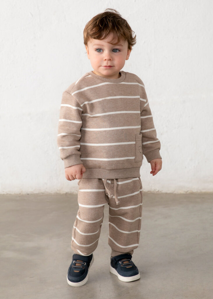 Mayoral 2416 Patterned pullover 097 H. Truffle