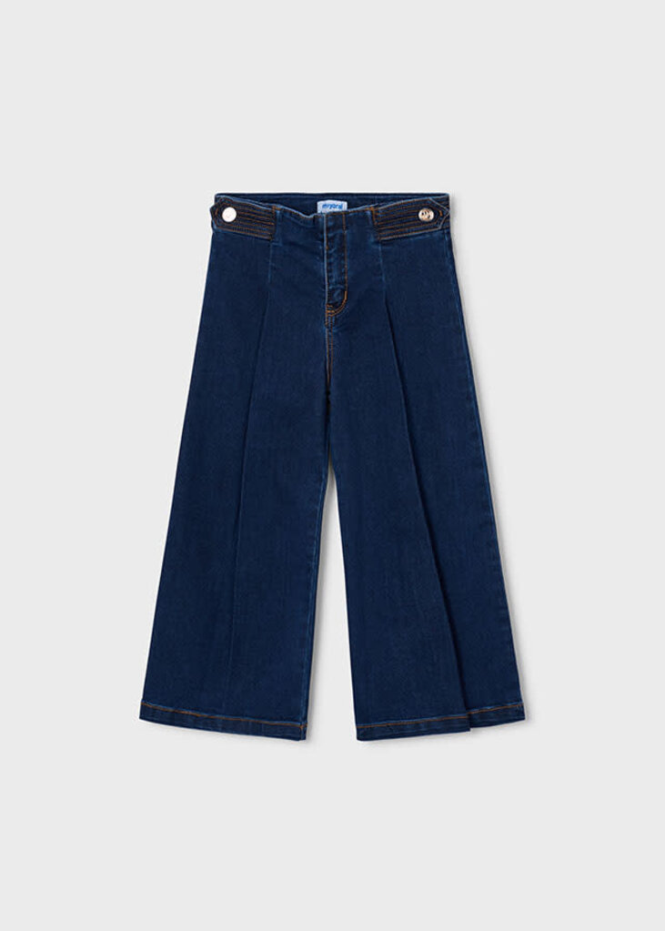 Mayoral 4523 Wide leg denim pants 061 super dark