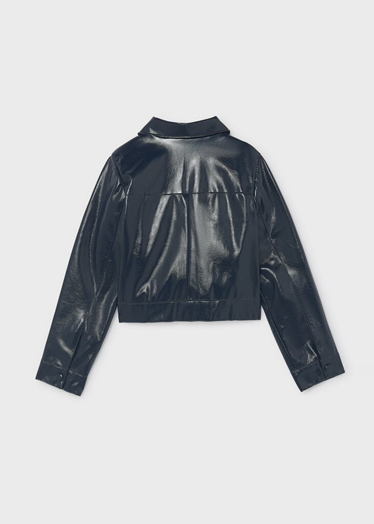 Mayoral 7435 Patent leather jacket 019 ink