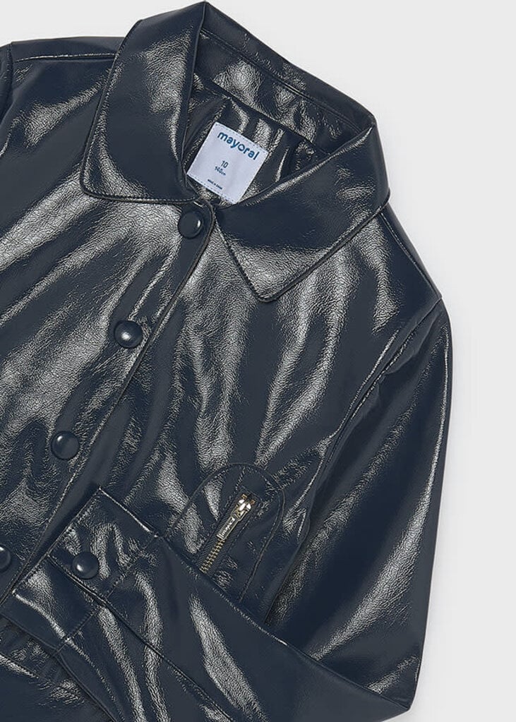 Mayoral 7435 Patent leather jacket 019 ink