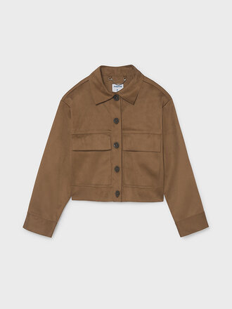 Mayoral 7436 Suede jacket 004 caramel
