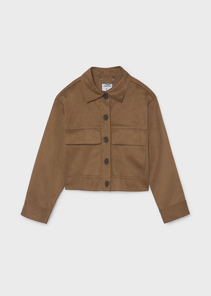 Mayoral 7436 Suede jacket 004 caramel