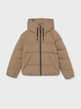 Mayoral 7444 Puffer jacket peach 086 camel