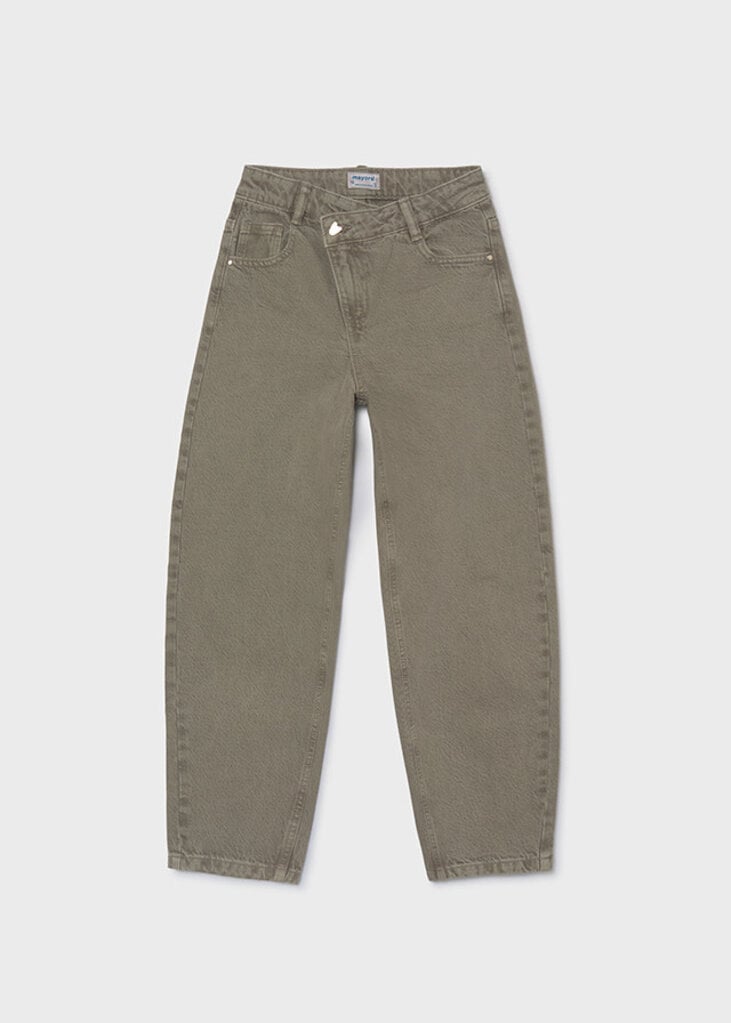 Mayoral 7526 Barrel twill pants 096 seaweed