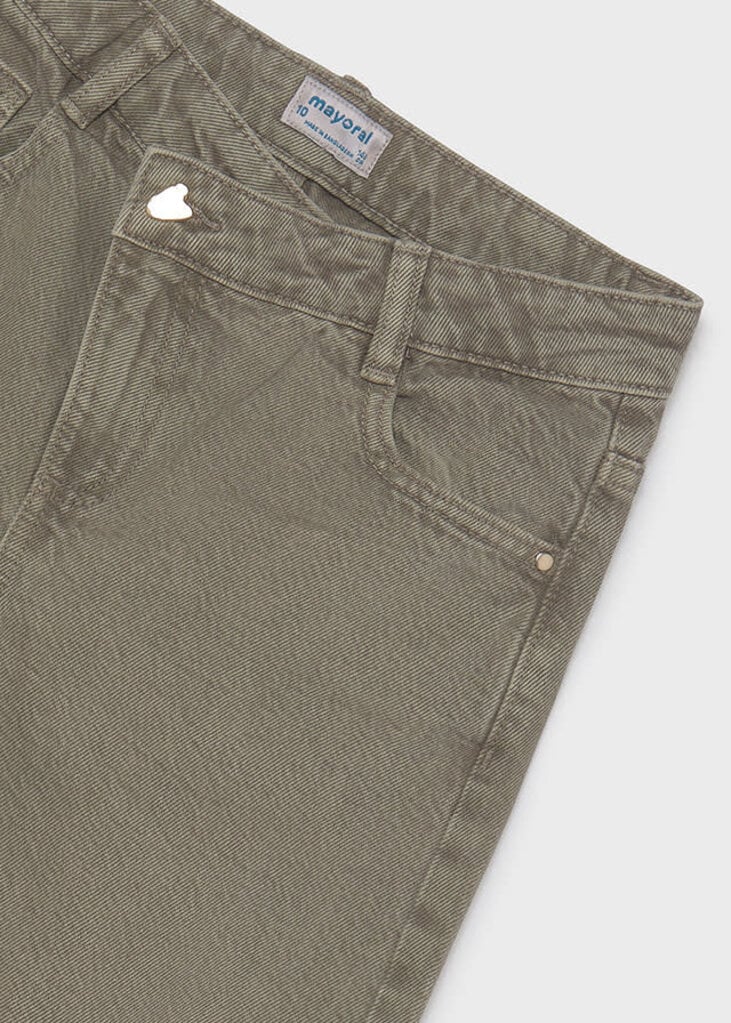 Mayoral 7526 Barrel twill pants 096 seaweed